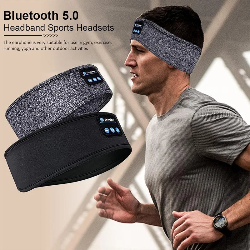 Bluetooth Headband Earphones: Sports, Wireless, and Sleep Mask