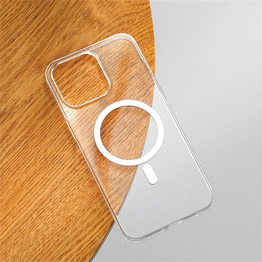 Ultra Thin Transparent Magnetic Hard Case for iPhone